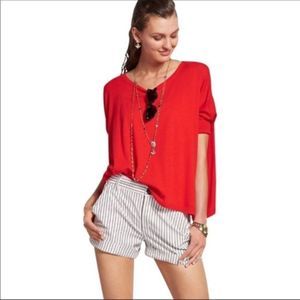 CABI Cartwheel Sweater Red #5279 M EUC